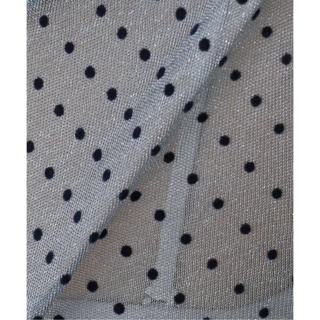 イエナ（IENA）/《追加2》フロッキードット シアープルオーバー