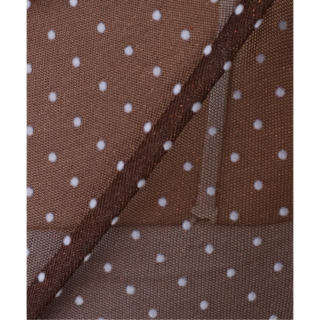 イエナ（IENA）/《追加2》フロッキードット シアープルオーバー