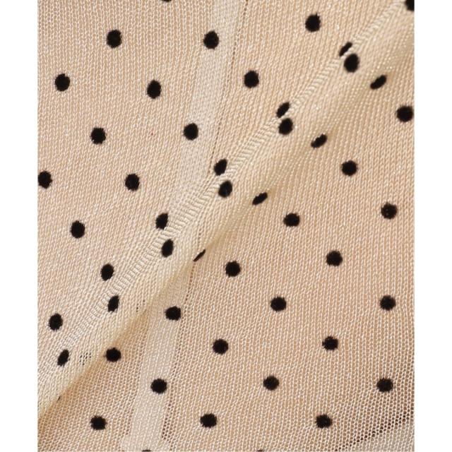 イエナ（IENA）/《追加2》フロッキードット シアープルオーバー