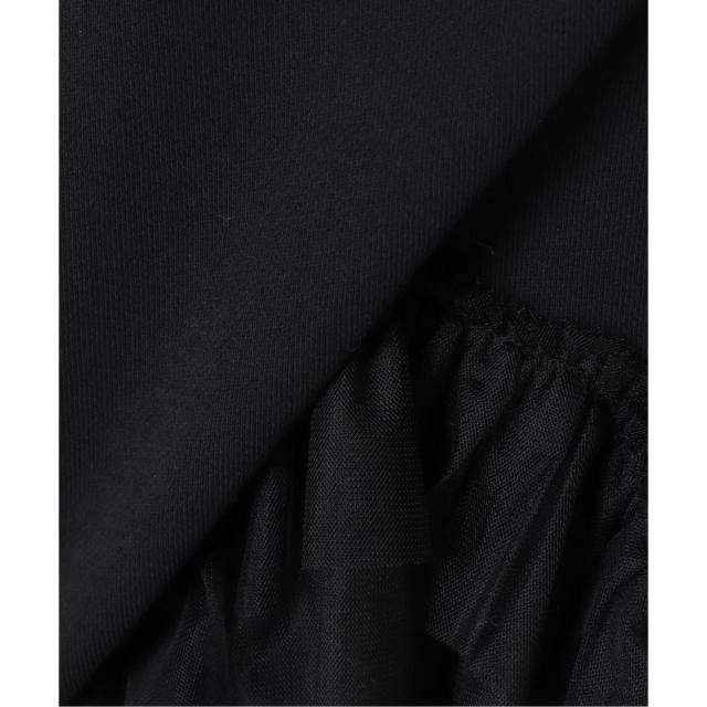 NEW】イエナ（IENA）/BLACK チュールフリルスウェット