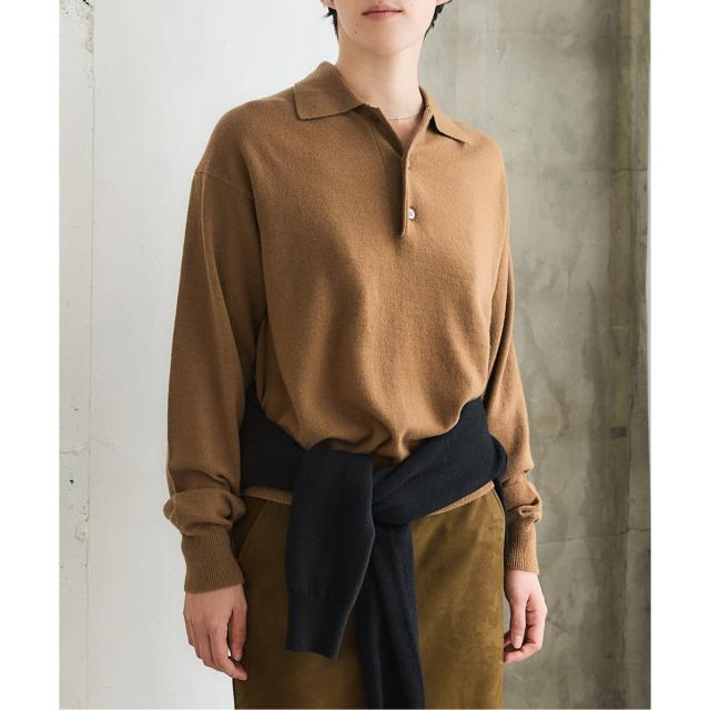 IENA BLACK ポロカラーニット BLACK ポロカラーニット（ニット／セーター）｜IENA（イエナ）の通販