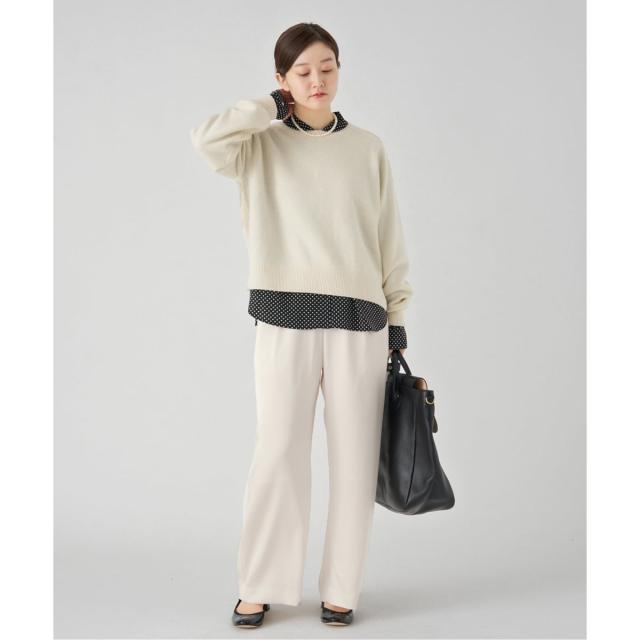 イエナ（IENA）/《追加》ダブルサテンイージーパンツ