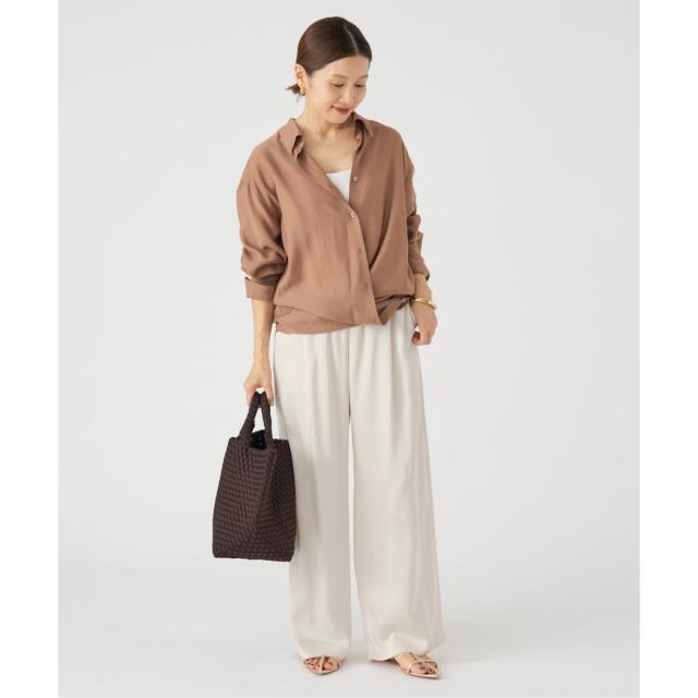 イエナ（IENA）/《追加》ダブルサテンイージーパンツ