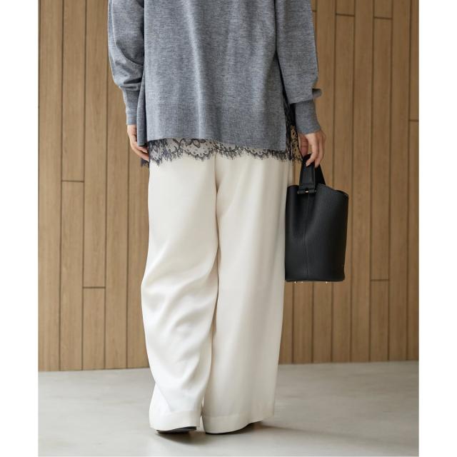 イエナ（IENA）/《追加》ダブルサテンイージーパンツ