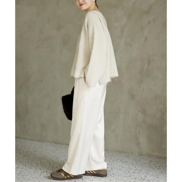 イエナ（IENA）/《追加》ダブルサテンイージーパンツ