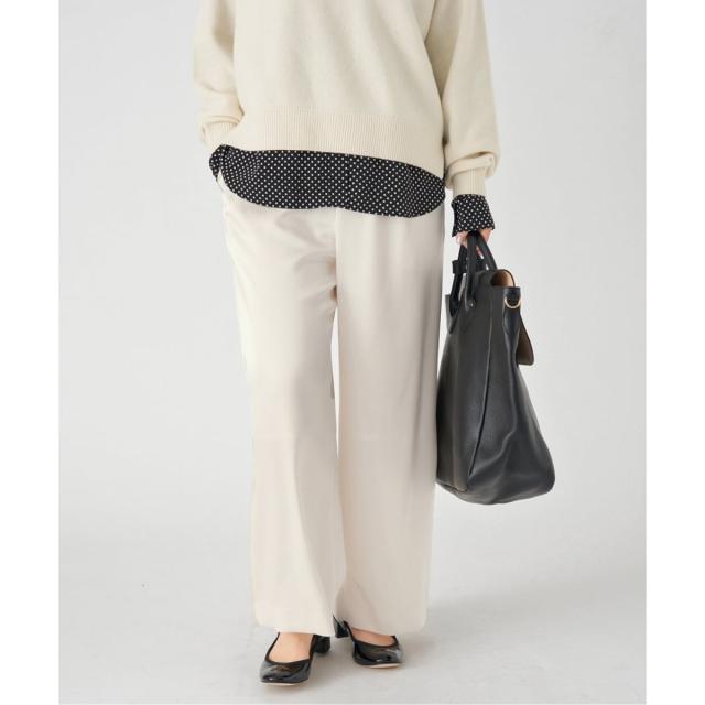 イエナ（IENA）/《追加》ダブルサテンイージーパンツ