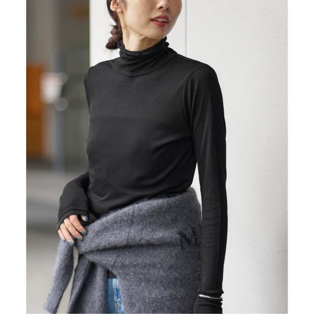 イエナ（IENA）/《追加2》リヨセルカシミヤタートルネック