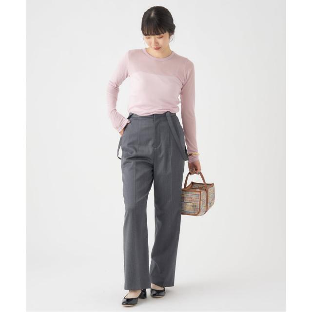 イエナ（IENA）/《追加2》リヨセルカシミヤロングTシャツ