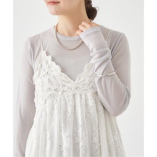 イエナ（IENA）/《追加2》リヨセルカシミヤロングTシャツ