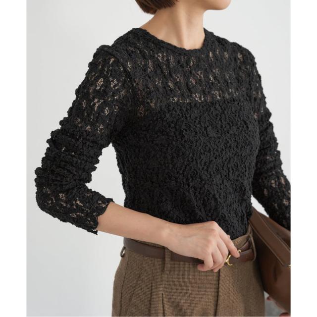 イエナ（IENA）/《追加》Flowerストレッチレースプルオーバー