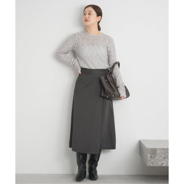 イエナ（IENA）/《追加》Flowerストレッチレースプルオーバー