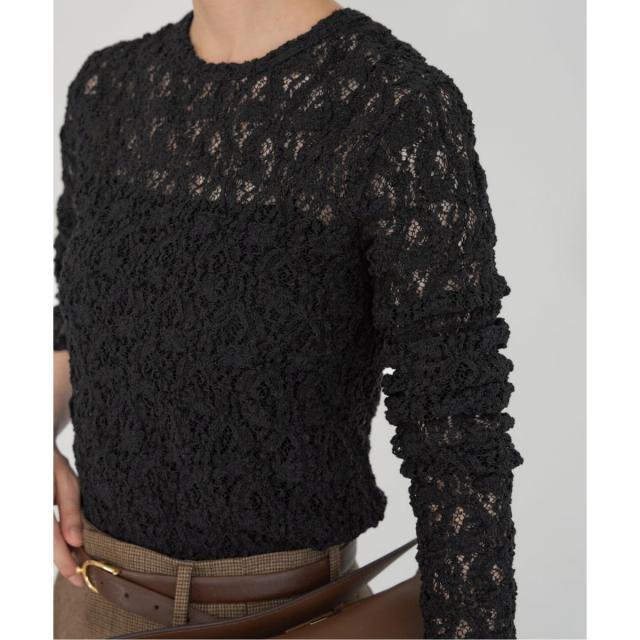 イエナ（IENA）/《追加》Flowerストレッチレースプルオーバー