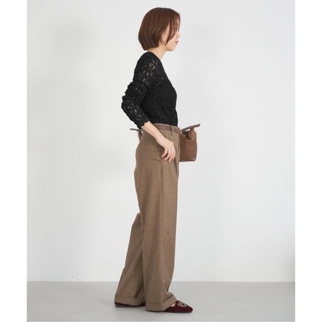 イエナ（IENA）/《追加》Flowerストレッチレースプルオーバー