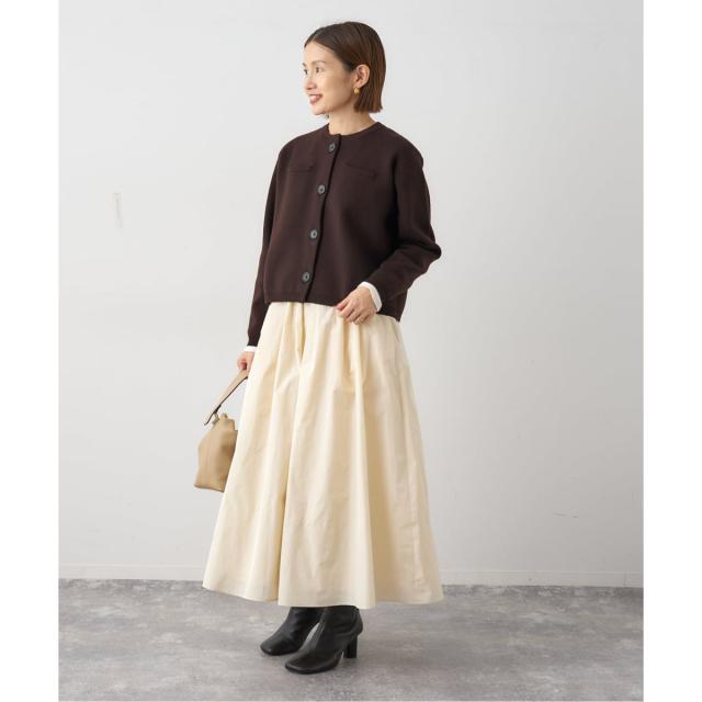 イエナ（IENA）/《追加》スーパーファインスムースクルーカーディガン