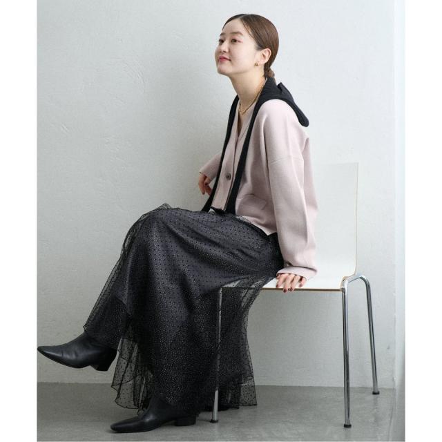 イエナ（IENA）/《追加4》スーパーファインスムース ショートカーディガン