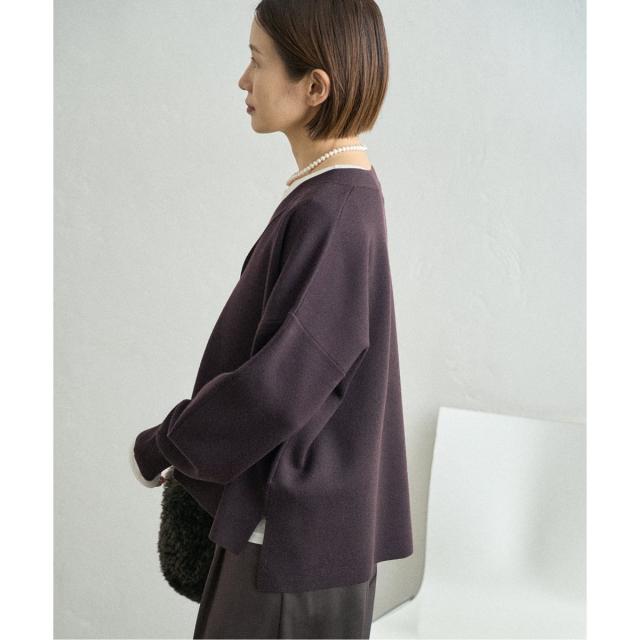 イエナ（IENA）/《追加4》スーパーファインスムース ショートカーディガン