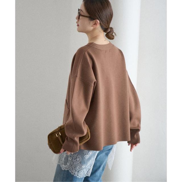 イエナ（IENA）/《追加4》スーパーファインスムース ショートカーディガン