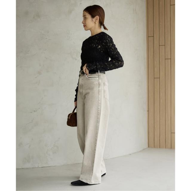 イエナ（IENA）/《追加2》Flowerストレッチレースプルオーバー