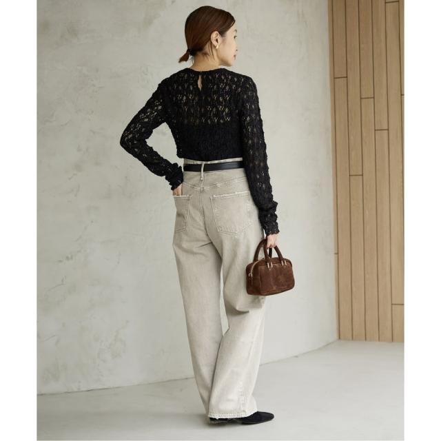 イエナ（IENA）/《追加2》Flowerストレッチレースプルオーバー