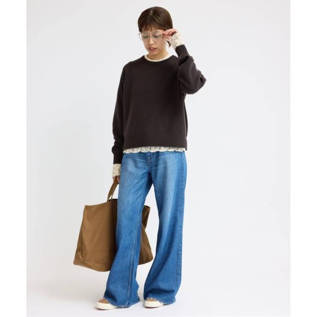 イエナ（IENA）/《追加2》Flowerストレッチレースプルオーバー