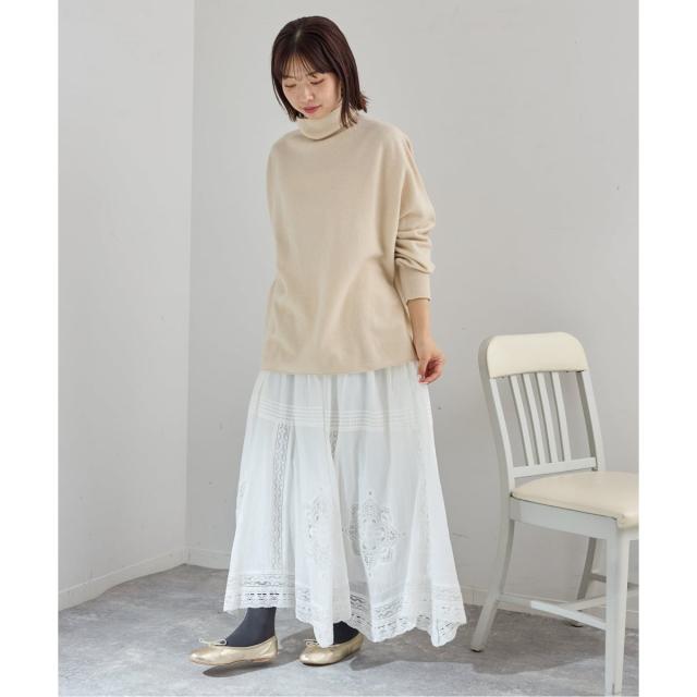 イエナ（IENA）/《WEB限定/追加3予約》コットンレーススカート