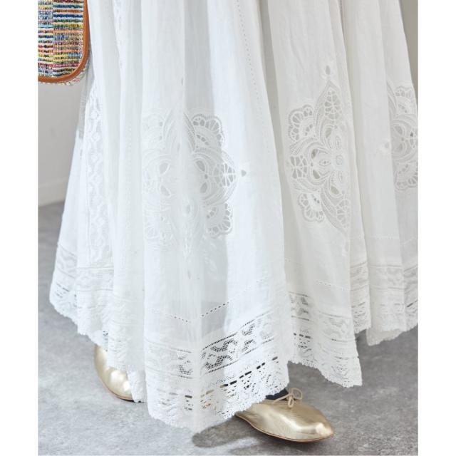 イエナ（IENA）/《WEB限定/追加3予約》コットンレーススカート