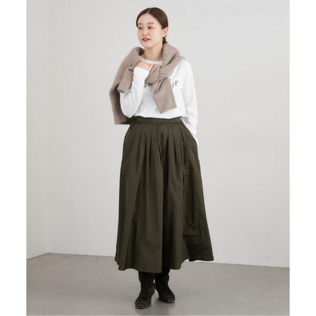 イエナ（IENA）/《追加》メモリータフタフレアスカート