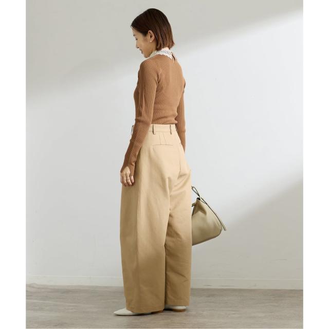 イエナ（IENA）/《追加予約》レース襟 RIBホールガーメントプルオーバー