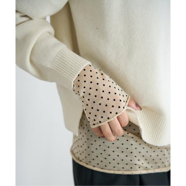 イエナ（IENA）/《追加3》フロッキードット シアー プルオーバー