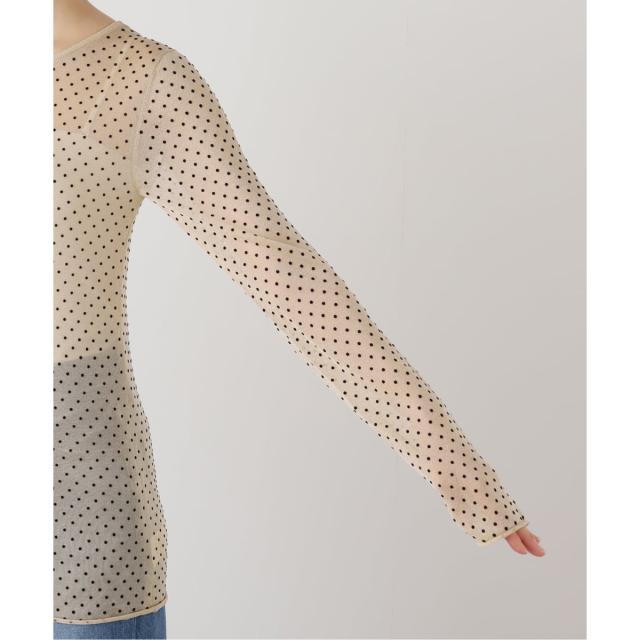 イエナ（IENA）/《追加3》フロッキードット シアー プルオーバー