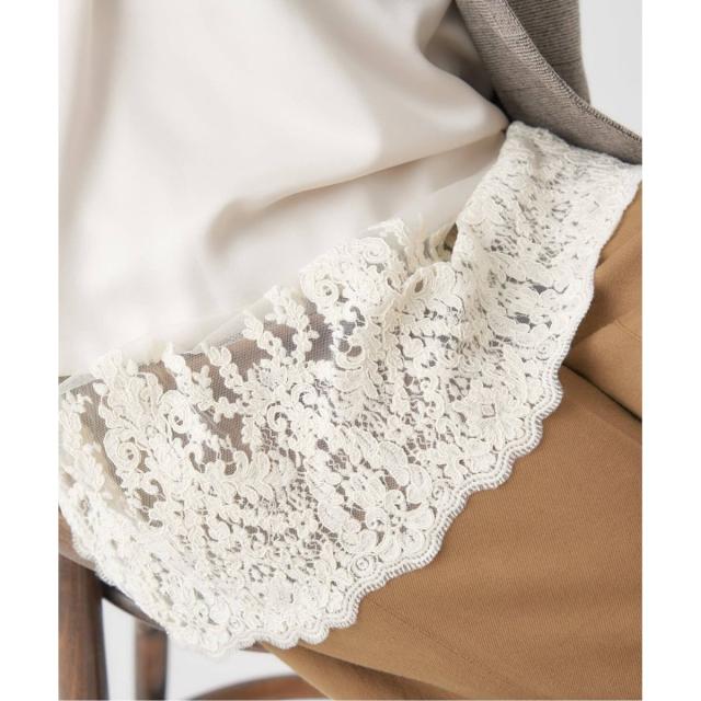 イエナ（IENA）/《追加2予約》Satinレース キャミソールワンピース