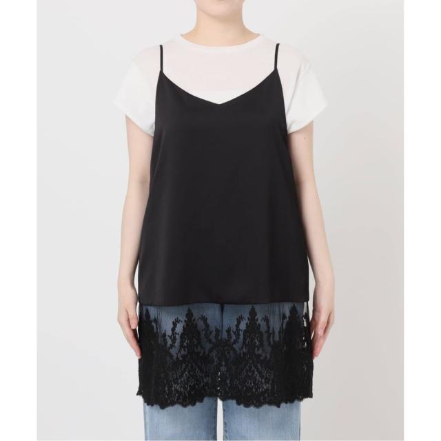 イエナ（IENA）/《追加2予約》Satinレース キャミソールワンピース