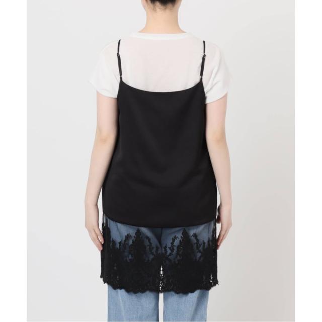 イエナ（IENA）/《追加2予約》Satinレース キャミソールワンピース