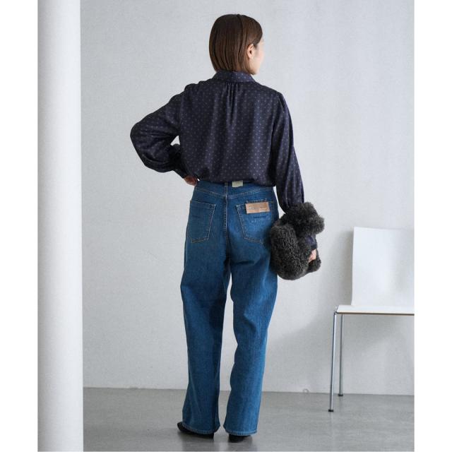 イエナ（IENA）/《WEB限定/追加3予約》サテンドットタイ付ブラウス