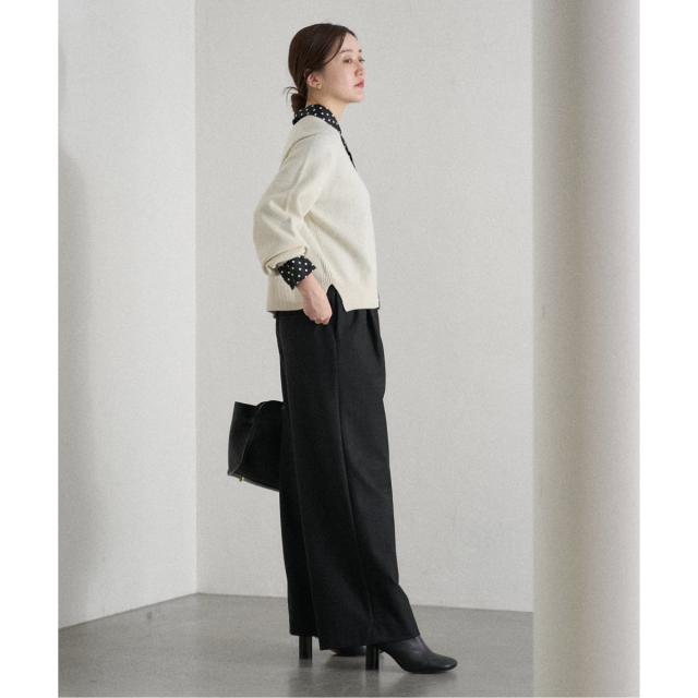 イエナ（IENA）/《WEB限定/追加3予約》サテンドットタイ付ブラウス