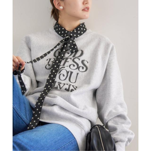 イエナ（IENA）/《WEB限定/追加3予約》サテンドットタイ付ブラウス