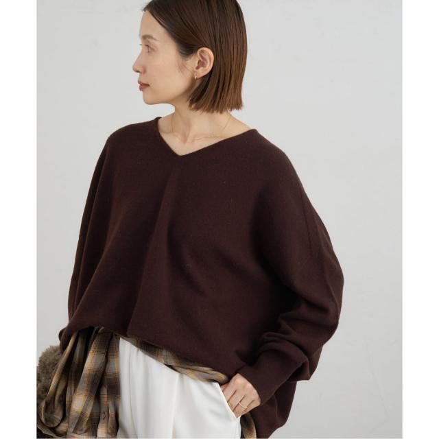 イエナ（IENA）/《追加3》Fineニュージーウール ニュアンス Vプルオーバー