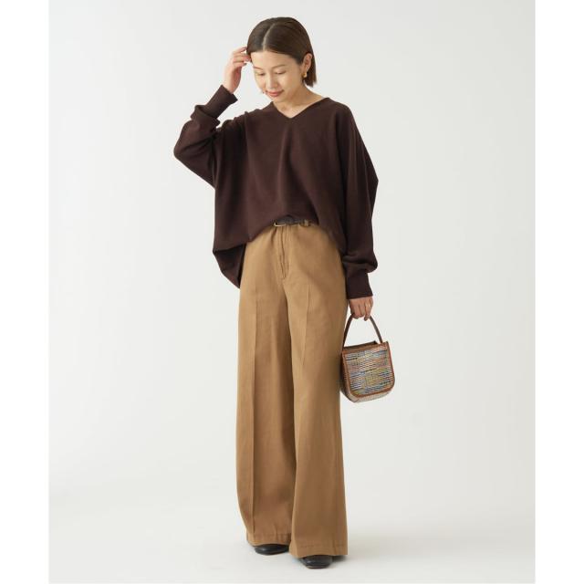 イエナ（IENA）/《追加3》Fineニュージーウール ニュアンス Vプルオーバー