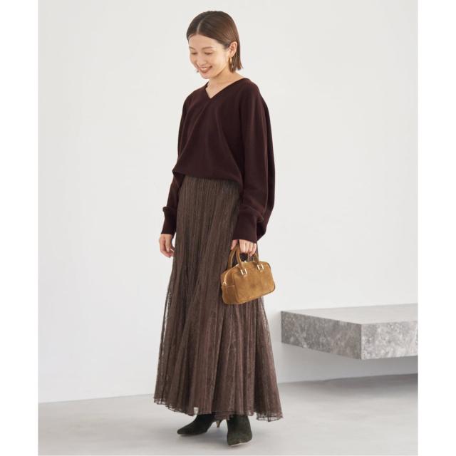 イエナ（IENA）/《追加3》Fineニュージーウール ニュアンス Vプルオーバー