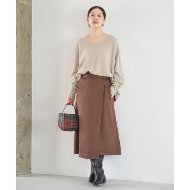 イエナ（IENA）/《追加3》Fineニュージーウール ニュアンス Vプルオーバー