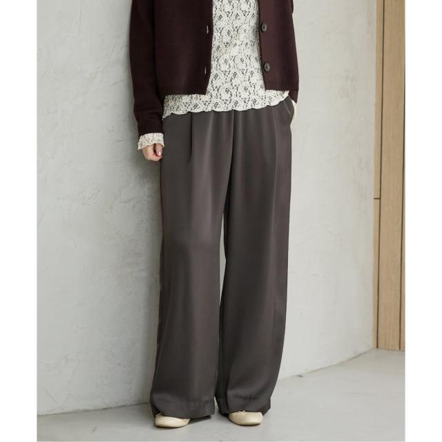 イエナ（IENA）/《追加2》ダブルサテンイージーパンツ