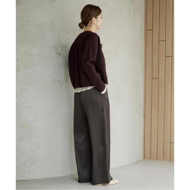 イエナ（IENA）/《追加2》ダブルサテンイージーパンツ