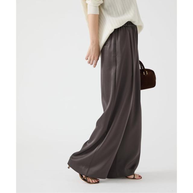 イエナ（IENA）/《追加2》ダブルサテンイージーパンツ