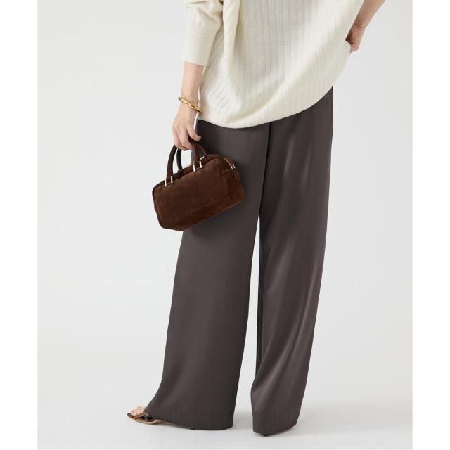 イエナ（IENA）/《追加2》ダブルサテンイージーパンツ