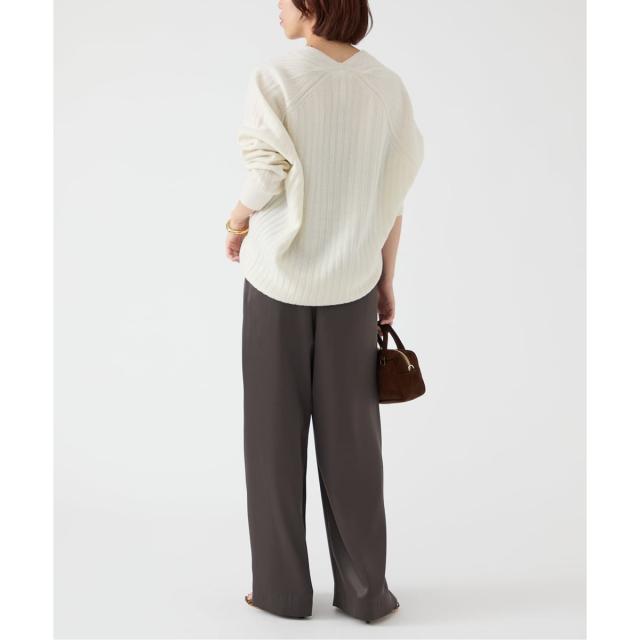 イエナ（IENA）/《追加2》ダブルサテンイージーパンツ