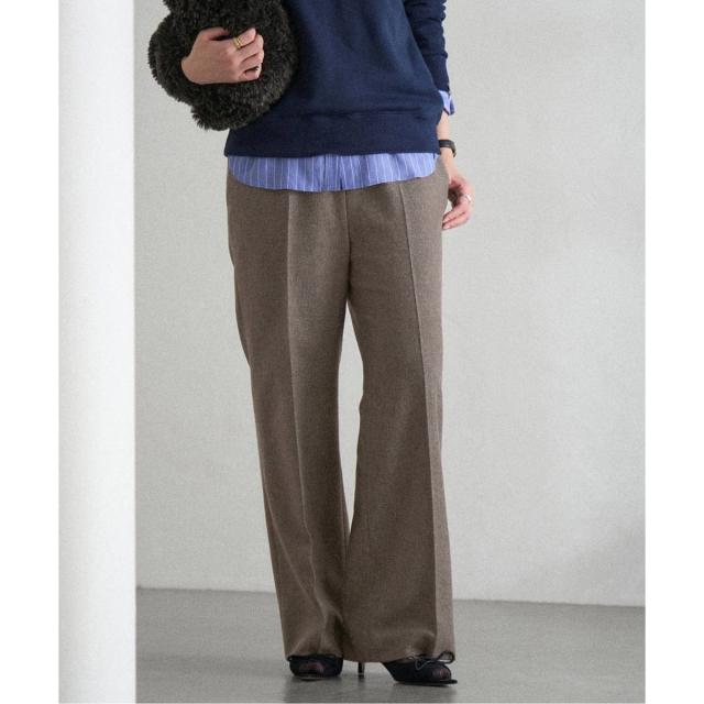 イエナ（IENA）/《追加》ウォッシャブル ツイードイージースラックス