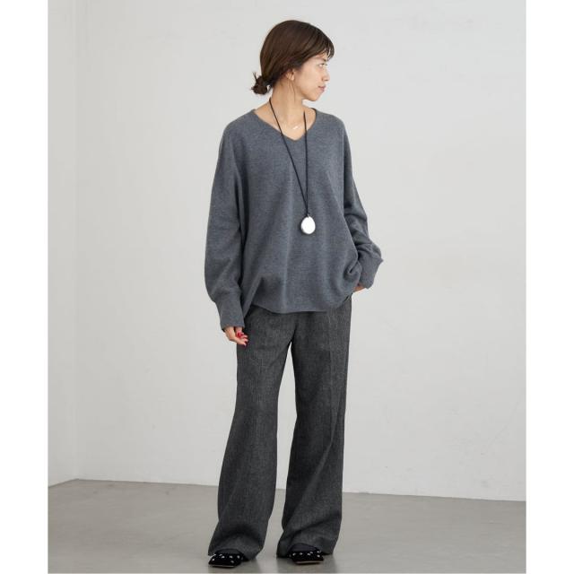 イエナ（IENA）/《追加》ウォッシャブル ツイードイージースラックス