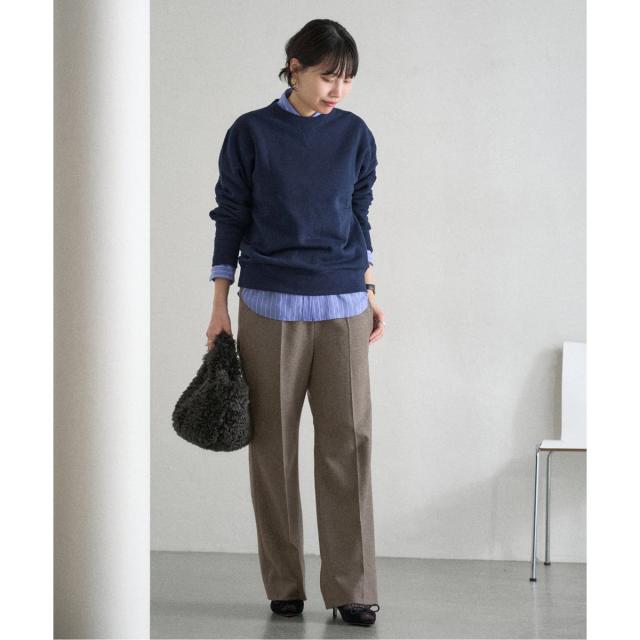 イエナ（IENA）/《追加》ウォッシャブル ツイードイージースラックス