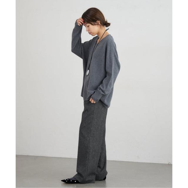 イエナ（IENA）/《追加》ウォッシャブル ツイードイージースラックス