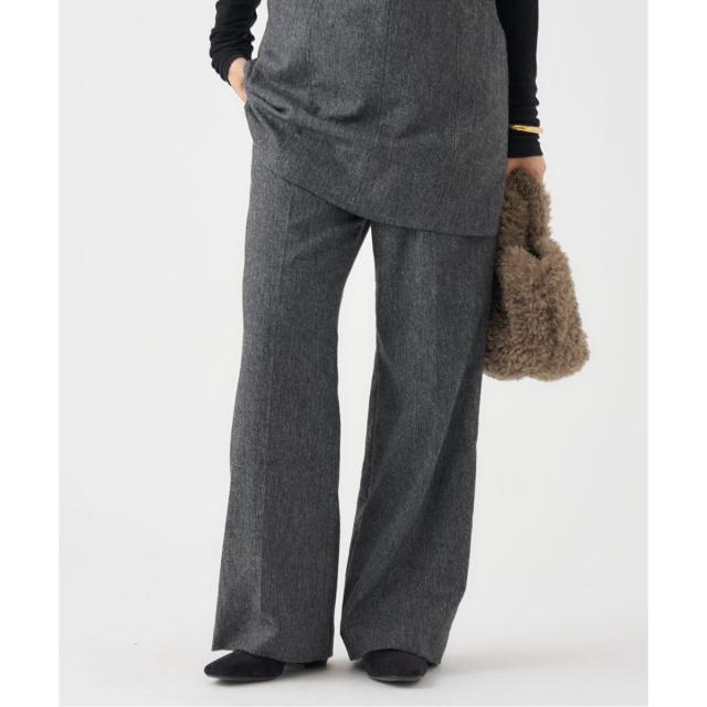 イエナ（IENA）/《追加》ウォッシャブル ツイードイージースラックス